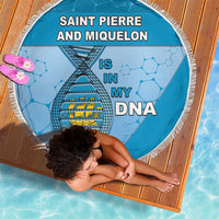 Saint Pierre And Miquelon Is In My DNA Beach Blanket - Wonder Print Shop