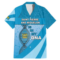 Saint Pierre And Miquelon Is In My DNA Family Matching Mermaid Dress and Hawaiian Shirt - Wonder Print Shop