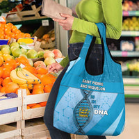 Saint Pierre And Miquelon Is In My DNA Grocery Bag - Wonder Print Shop