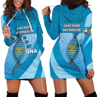 Saint Pierre And Miquelon Is In My DNA Hoodie Dress - Wonder Print Shop