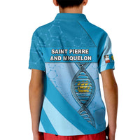 Saint Pierre And Miquelon Is In My DNA Kid Polo Shirt - Wonder Print Shop
