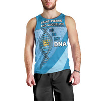 Saint Pierre And Miquelon Is In My DNA Men Tank Top - Wonder Print Shop