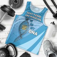 Saint Pierre And Miquelon Is In My DNA Men Tank Top - Wonder Print Shop