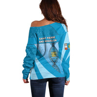 Saint Pierre And Miquelon Is In My DNA Off Shoulder Sweater - Wonder Print Shop