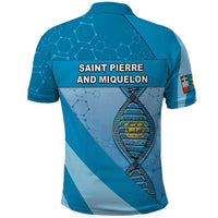 Saint Pierre And Miquelon Is In My DNA Polo Shirt - Wonder Print Shop
