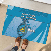 Saint Pierre And Miquelon Is In My DNA Rubber Doormat - Wonder Print Shop