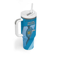 Saint Pierre And Miquelon Is In My DNA Tumbler With Handle - Wonder Print Shop