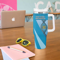 Saint Pierre And Miquelon Is In My DNA Tumbler With Handle - Wonder Print Shop
