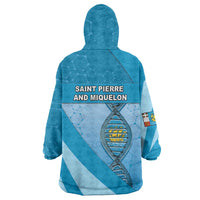 Saint Pierre And Miquelon Is In My DNA Wearable Blanket Hoodie - Wonder Print Shop