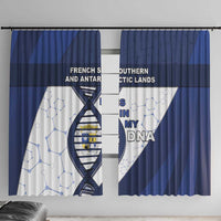 French Southern And Antarctic Lands Is In My DNA Window Curtain - Wonder Print Shop