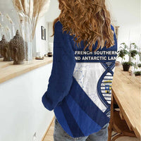 French Southern And Antarctic Lands Is In My DNA Women Casual Shirt - Wonder Print Shop