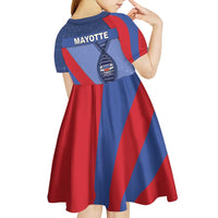Mayotte Is In My DNA Kid Short Sleeve Dress - Wonder Print Shop