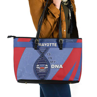 Mayotte Is In My DNA Leather Tote Bag - Wonder Print Shop