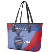Mayotte Is In My DNA Leather Tote Bag - Wonder Print Shop