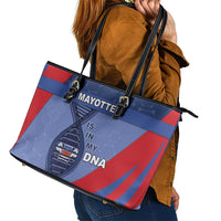 Mayotte Is In My DNA Leather Tote Bag - Wonder Print Shop