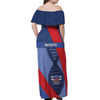 Mayotte Is In My DNA Off Shoulder Maxi Dress - Wonder Print Shop