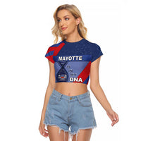 Mayotte Is In My DNA Raglan Cropped T Shirt - Wonder Print Shop