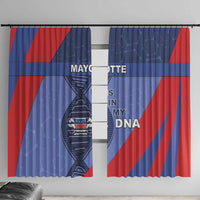 Mayotte Is In My DNA Window Curtain - Wonder Print Shop
