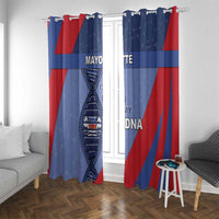 Mayotte Is In My DNA Window Curtain - Wonder Print Shop