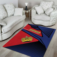 Liechtenstein Area Rug Crown Symbol - Wonder Print Shop