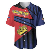 Personalized Liechtenstein Baseball Jersey Crown Symbol - Wonder Print Shop