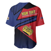 Personalized Liechtenstein Baseball Jersey Crown Symbol - Wonder Print Shop