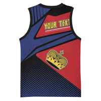 Personalized Liechtenstein Basketball Jersey Crown Symbol - Wonder Print Shop