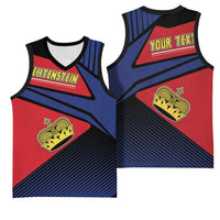 Personalized Liechtenstein Basketball Jersey Crown Symbol - Wonder Print Shop