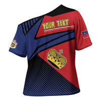 Personalized Liechtenstein Cross Shoulder Shirt Crown Symbol - Wonder Print Shop