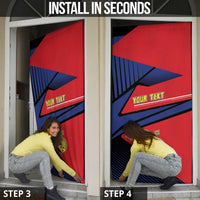 Liechtenstein Door Cover Crown Symbol - Wonder Print Shop