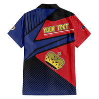 Personalized Liechtenstein Family Matching Long Sleeve Bodycon Dress and Hawaiian Shirt Crown Symbol - Wonder Print Shop