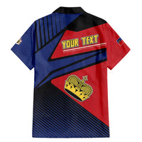 Personalized Liechtenstein Family Matching Mermaid Dress and Hawaiian Shirt Crown Symbol - Wonder Print Shop