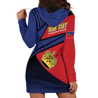 Personalized Liechtenstein Hoodie Dress Crown Symbol - Wonder Print Shop