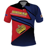 Personalized Liechtenstein Polo Shirt Crown Symbol - Wonder Print Shop