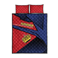 Liechtenstein Quilt Bed Set Crown Symbol - Wonder Print Shop