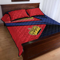 Liechtenstein Quilt Bed Set Crown Symbol - Wonder Print Shop