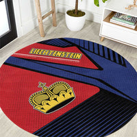 Liechtenstein Round Carpet Crown Symbol - Wonder Print Shop