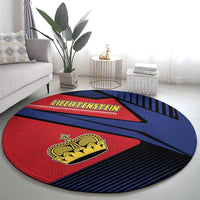 Liechtenstein Round Carpet Crown Symbol - Wonder Print Shop