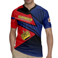 Personalized Liechtenstein Rugby Jersey Crown Symbol - Wonder Print Shop