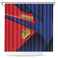 Liechtenstein Shower Curtain Crown Symbol - Wonder Print Shop