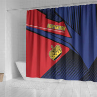 Liechtenstein Shower Curtain Crown Symbol - Wonder Print Shop