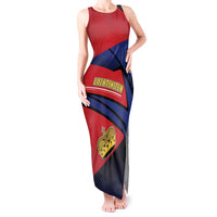 Personalized Liechtenstein Tank Maxi Dress Crown Symbol - Wonder Print Shop