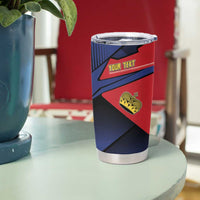 Personalized Liechtenstein Tumbler Cup Crown Symbol - Wonder Print Shop