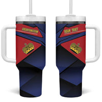 Personalized Liechtenstein Tumbler With Handle Crown Symbol - Wonder Print Shop