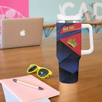 Personalized Liechtenstein Tumbler With Handle Crown Symbol - Wonder Print Shop