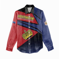 Personalized Liechtenstein Women Casual Shirt Crown Symbol - Wonder Print Shop