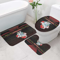 Lithuania Bathroom Set Knight In Armor With Map - Wonder Print Shop