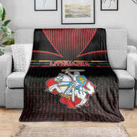 Lithuania Blanket Knight In Armor With Map - Wonder Print Shop