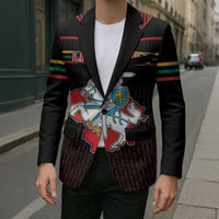Personalized Lithuania Blazer Knight In Armor With Map - Wonder Print Shop
