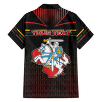 Personalized Lithuania Family Matching Long Sleeve Bodycon Dress and Hawaiian Shirt Knight In Armor With Map - Wonder Print Shop